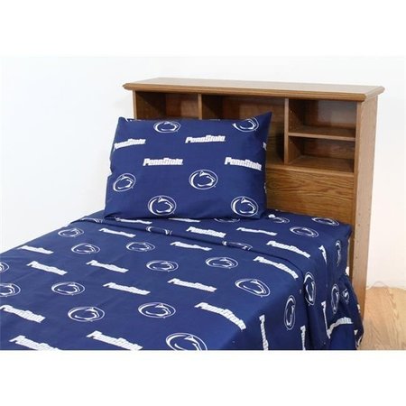 COLLEGE COVERS College Covers PSUSSTW Penn State Printed Sheet Set Twin- Solid PSUSSTW